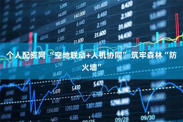 个人配资网 “空地联动+人机协同” 筑牢森林“防火墙”