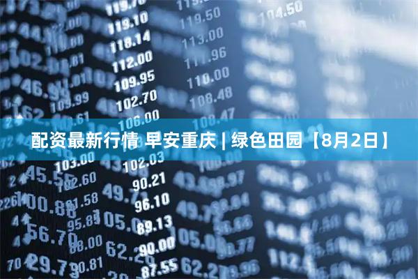 配资最新行情 早安重庆 | 绿色田园【8月2日】
